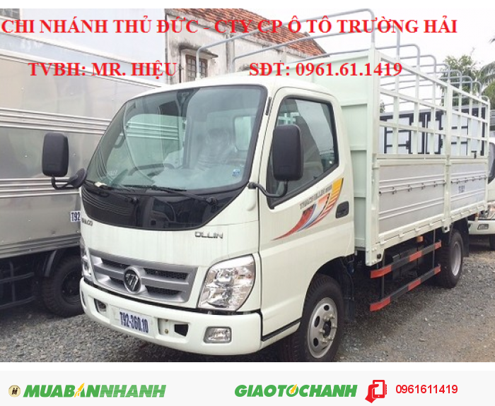 Xe tải 5 tấn, Ollin 500B, THACO Trường Hải mới
