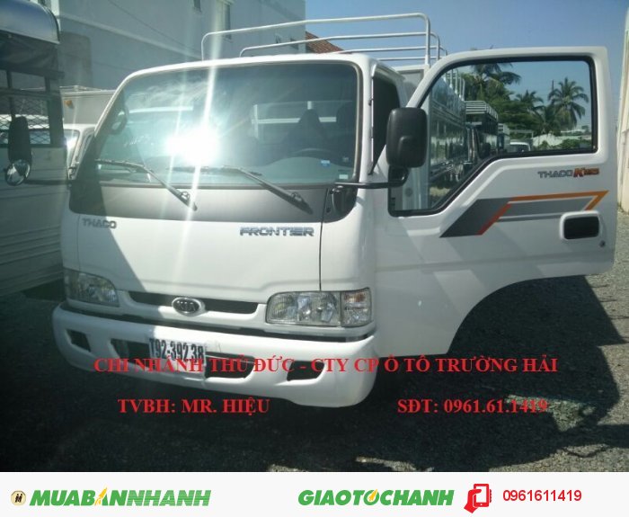 Xe Tải 2 Tấn 4, Thaco K165S, Thaco Trường Hải Mới