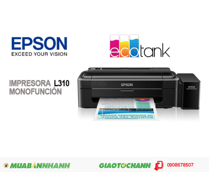 Máy In Epson L310 Hệ Thống Liên Tục Chính Hãng Mới 100 Giá 3650000đ Gọi 0908 678 507 8764