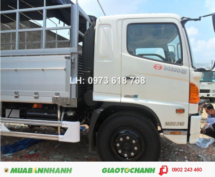 Hino 16 tấn, Hino 3 chân thùng mui bạt