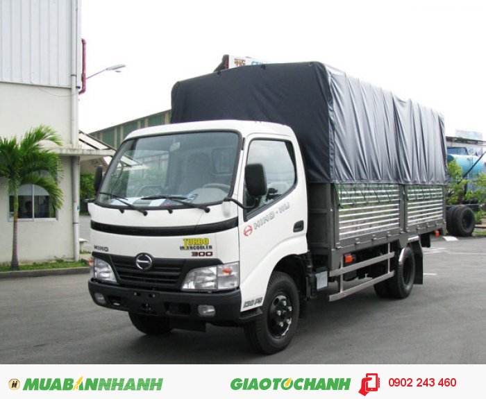 Đại lý ô tô Miền Nam, Bán Xe tải Hino 16 tấn FL8JTSA, thùng dài 7.8m, Thùng mui bạt.