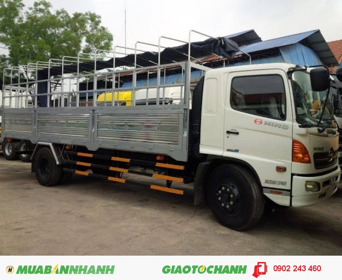 Bán xe Hino 16 tấn, thùng lửng mui bạc, có xe giao ngay