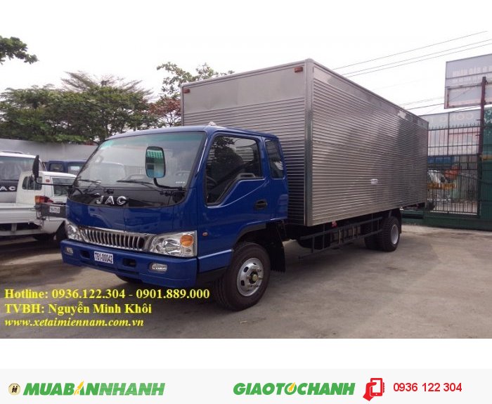 Bán Xe Tải Jac 6.4 Tấn Hfc1083K Thùng Mui Bạt, Mui Kín, Giá Cạnh Tranh, Có Bán Trả Góp 80% Giá Trị Xe