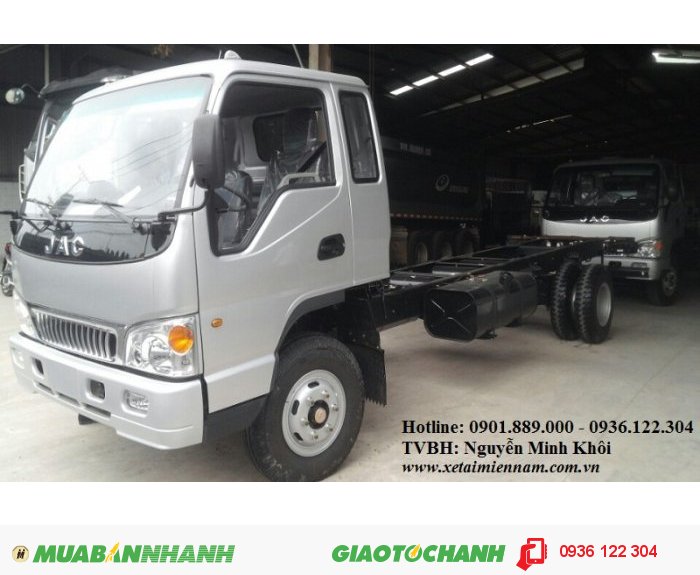 Bán Xe Tải Jac 6.4 Tấn Hfc1083K Thùng Mui Bạt, Mui Kín, Giá Cạnh Tranh, Có Bán Trả Góp 80% Giá Trị Xe