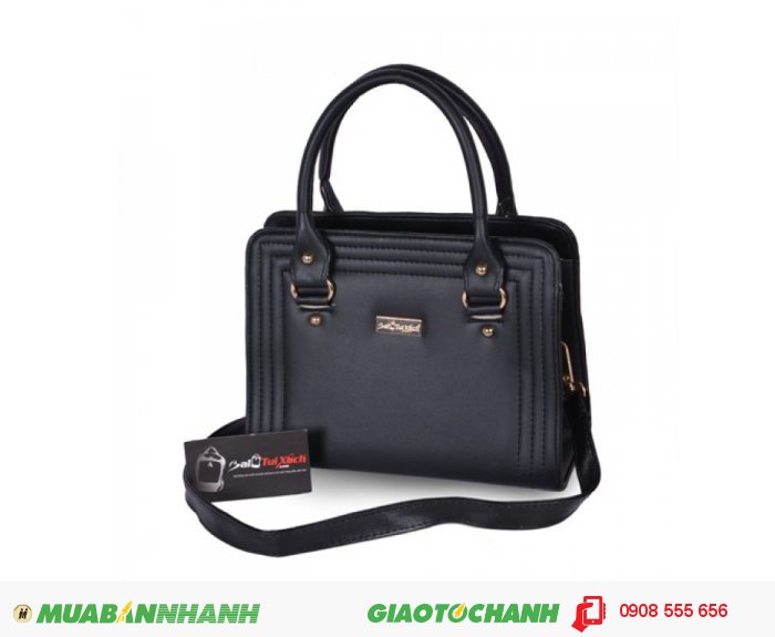Túi xách dằn chỉ BLTXV1014001 | Giá: 193,600 đồng | Loại: Túi xách | Chất liệu: Simili (Giả da) | Màu sắc: đen | Kiểu quai: Quai xách |Họa tiết: Trơn | Trọng lượng: 500g | Kích thước: 25x19x11 cm | Mô tả: Túi xách được làm từ chất liệu silimi cao cấp đảm bảo độ bền và đẹp. Sản phẩm được thiết kế với nhiều màu sắc: Xanh, Nâu, Đen, Vàng cho bạn nữ tha hồ lựa chọn một chiếc túi phù hợp với phong cách riêng của mình. Đường chỉ may nổi ba vòng bao quanh bên ngoài vô cùng bắt mắt, vừa đảm đảo độ bề vừa mang tính thời trang. Kiểu dáng đơn giản nhưng rất thời trang, phù hợp cho những cô nàng văn phòng, đi dự tiệc hay đi dạo phố. , 1