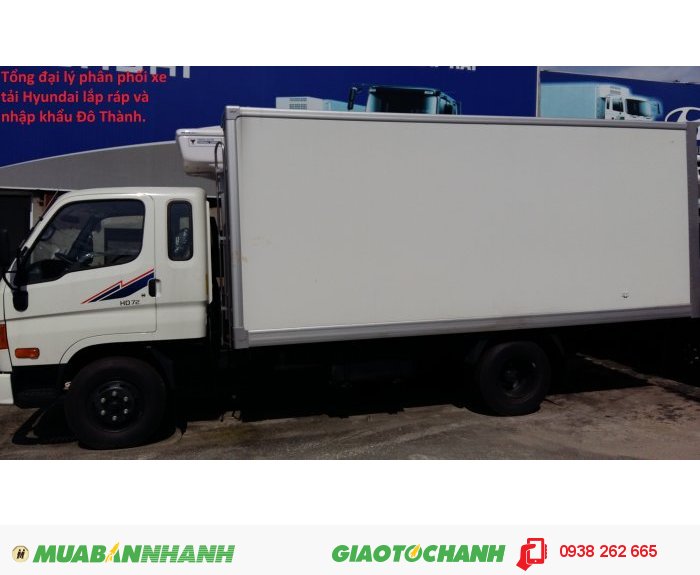 Xe tải hyundai hd72 3.5 tấn đông lạnh