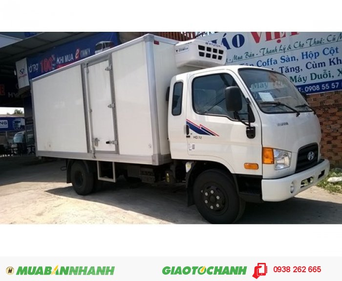 Xe tải hyundai hd72 3.5 tấn đông lạnh
