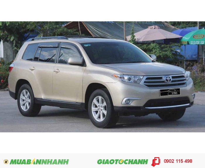 Bán Toyota Highlander SE 2011 màu Gold siêu đẹp