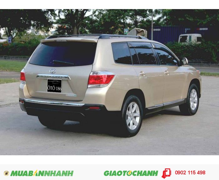 Bán Toyota Highlander SE 2011 màu Gold siêu đẹp