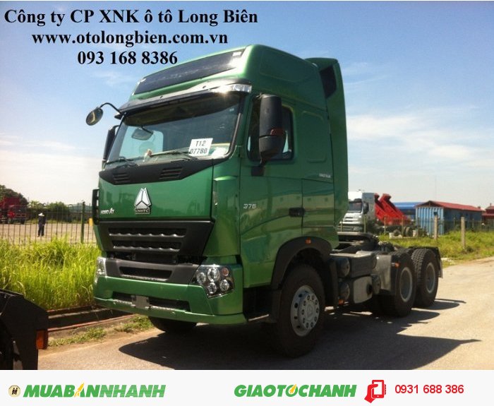 Đầu Kéo Howo 375Hp, 420Hp, Cabin A7 Tại Hà Nội 2015, 2016