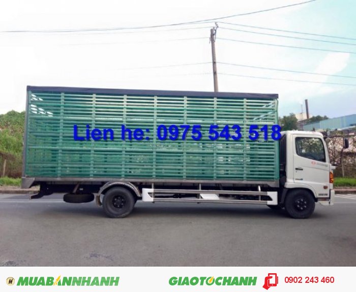 Bán xe tải Hino chở Gia cầm, gia súc, gà vịt, Bò, gà giống 2 tấn, 5 tấn, 9 tấn, 12 tấn, 16 tấn