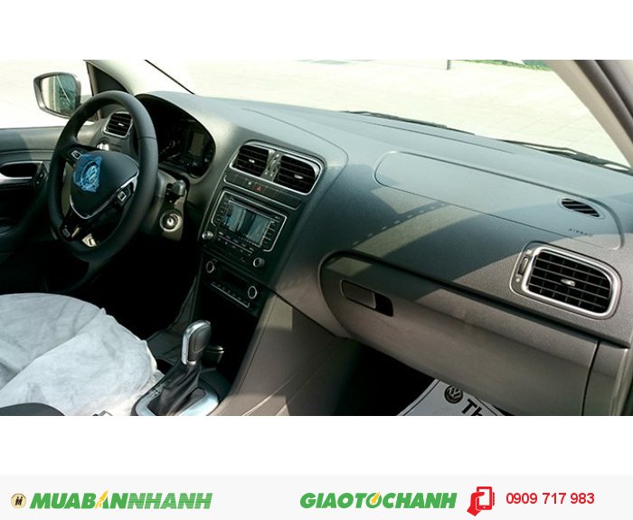 Xe Polo sedan - Xe Đức nhập khẩu màu trắng