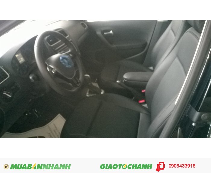 Xe Volkswagen Polo 1.6L 6AT, Nhập nguyên chiếc, màu đen, giá tốt nhất thị trường.