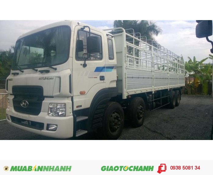 Xe tải HD320 (380PS) 4 chân, tải trọng 18 tấn nhập khẩu 100% từ Hàn Quốc 0