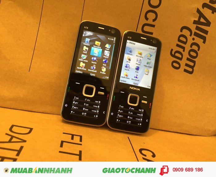 Bộ đôi Nokia N78 đẹp 99,999% hàng Châu âu !