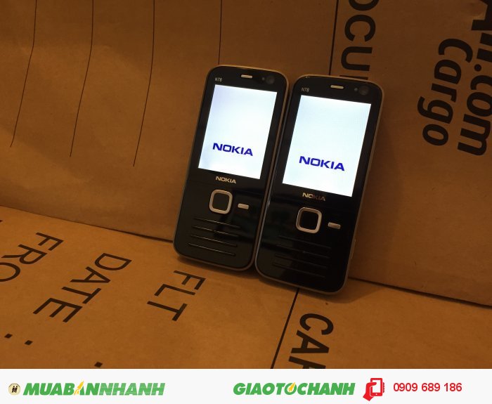 Bộ đôi Nokia N78 đẹp 99,999% hàng Châu âu !