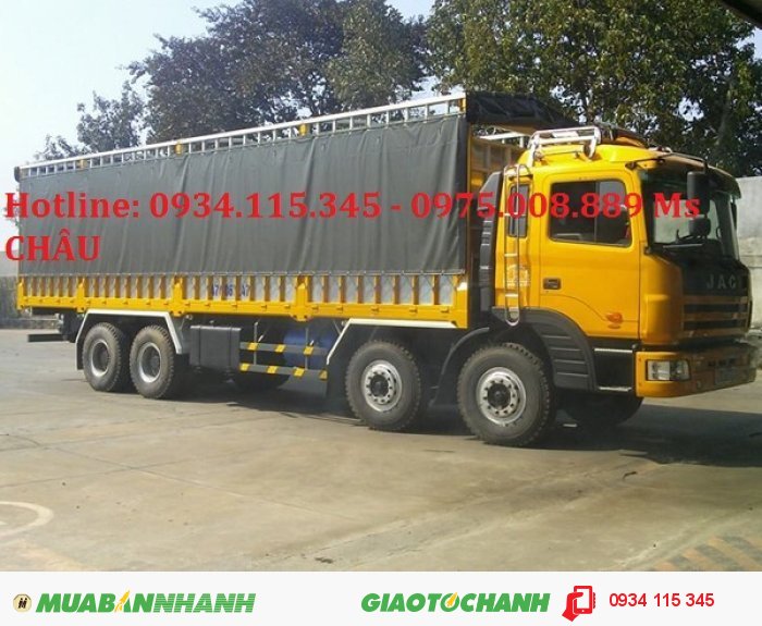 Chuyên mua bán xe tải jac 4 chân= 2 cầu 2 dí/ xe tải jac 18.8 tấn/ 19 tấn/ 17.9 tấn trả góp