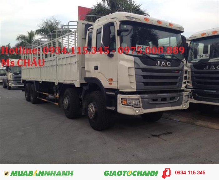 Chuyên mua bán xe tải jac 4 chân= 2 cầu 2 dí/ xe tải jac 18.8 tấn/ 19 tấn/ 17.9 tấn trả góp