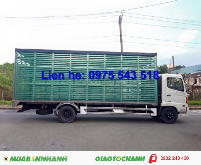 Bán xe Hino chở heo 5t4, Xe hino chở heo, xe tải chở heo 6 tấn