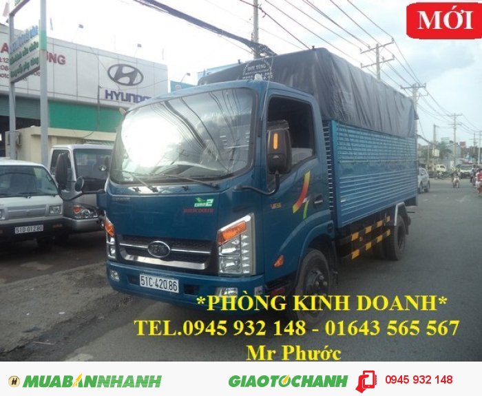 Xe Veam 1.5T, Xe Veam 1.5 Tấn, Xe Veam Vt150 1.5T Máy Hyundai