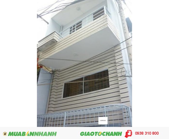 Bán nhà mới Điện Biên Phủ, P.11, Q.10, Dt 4x8m