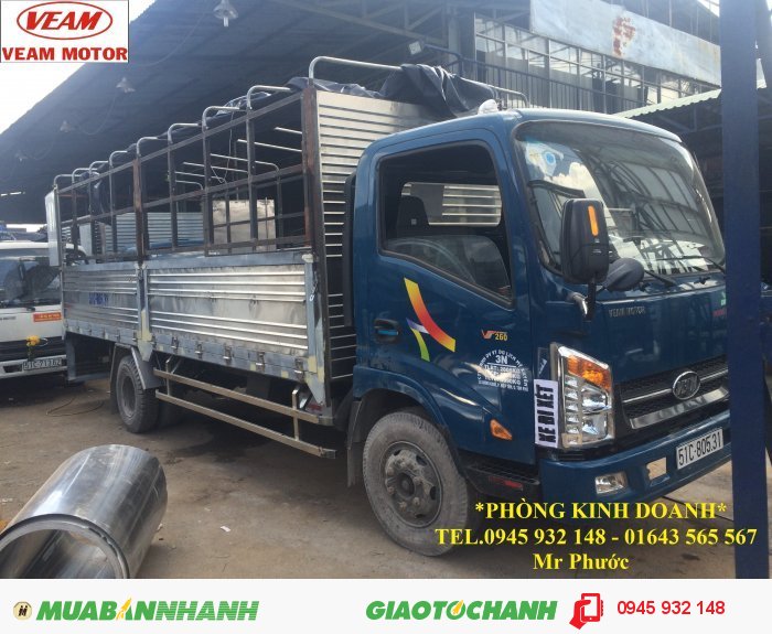 Xe Veam 2 Tấn Thùng Dài 6M, Xe Veam Vt260 2 Tấn, Xe Tải Veam 2 Tấn Thùng Siêu Dài, Xe Tải Veam Vt260