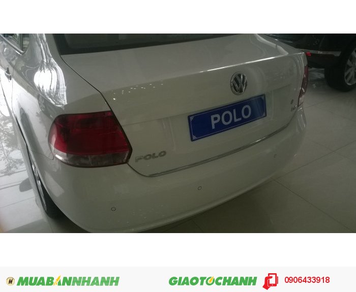 Xe Volkswagen Polo Sedan 1.6L 6AT, Nhập khẩu, màu trắng, 670tr