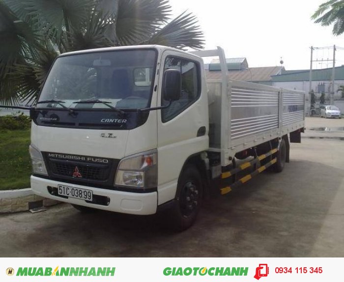 Giá xe tải Mitsubishi 3T5( Fuso 3.5 tấn) Mitsu 3 tấn 5 đóng sẵn thùng giá tốt.