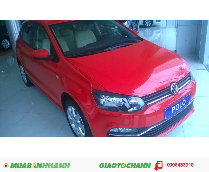 Xe Volkswagen Polo Hacthback 1.6L 6AT, màu Đỏ, nhập nguyên chiếc Thương hiệu Đức, giá rẻ nhất thị trường