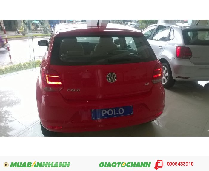 Xe Volkswagen Polo Hacthback 1.6L 6AT, màu Đỏ, nhập nguyên chiếc Thương hiệu Đức, giá rẻ nhất thị trường