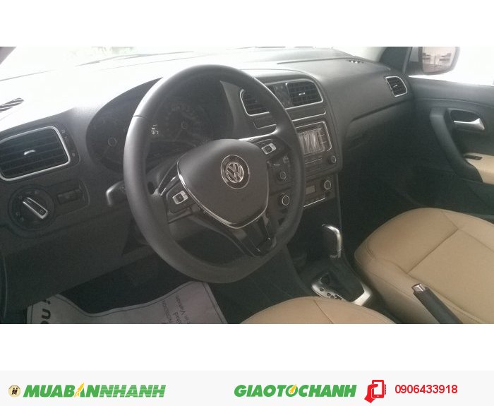 Xe Volkswagen Polo Hacthback 1.6L 6AT, màu bạc, Nhập nguyên chiếc Thương hiệu Đức