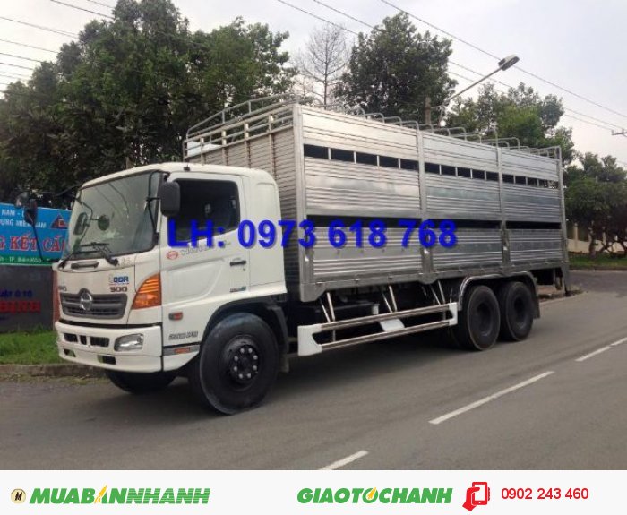 Xe hino 16 tấn giá rẻ, đóng thùng mui kín 9m3