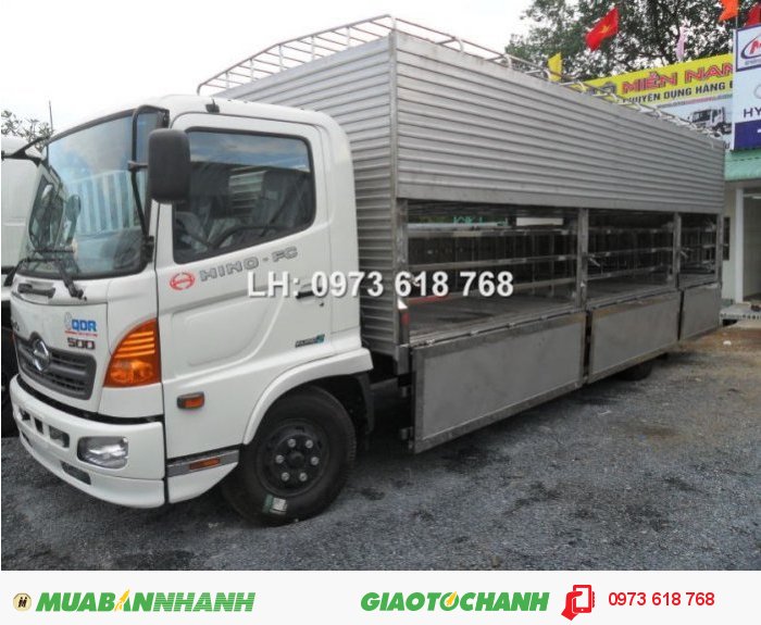 Tổng Đại lý Xe tải  Hino bán xe Hino FG chở Heo 9t4