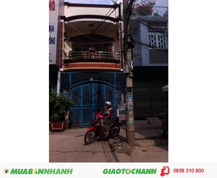 Bán nhà Nguyễn Văn Luông, P.10, Q.6, Dt 4x10m