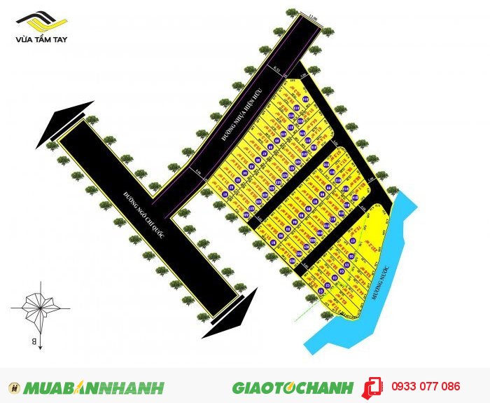 Đất nền THỦ ĐỨC ngay ngã ba đường NGÔ CHÍ QUỐC - TỈNH LỘ 43 .giá tốt nhất khu vực F.BÌNH CHIỂU