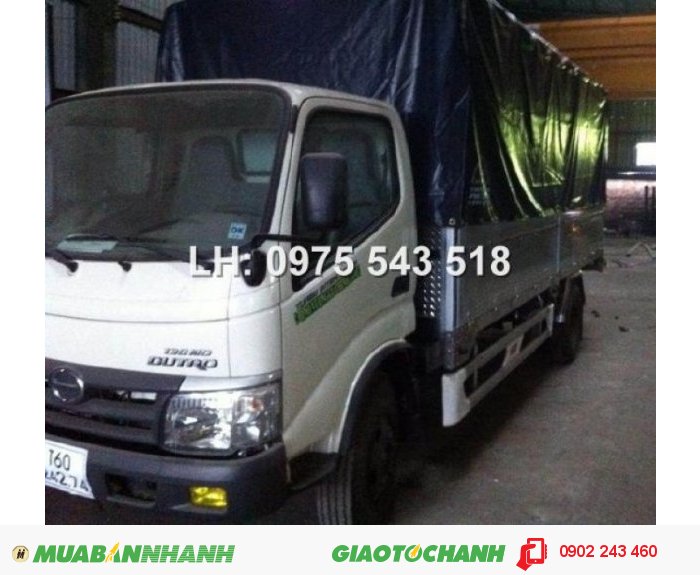 Bán xe tải Hino Dutro 5 tấn nhập khẩu, thùng 4m5