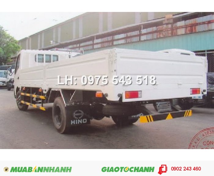 Xe tải Hino Dutro thùng lửng 5.2 tấn thùng 4.5m, Giao ngay