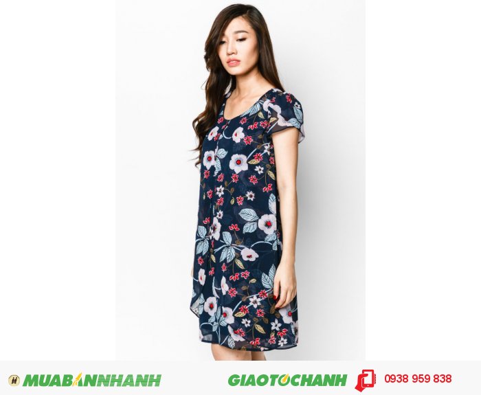 Đầm 2 lớp ngoài tay búp sen | Mã: AD217-đen| Giá: 788000 Quy cách: 84-66-90 (+-2) | chất liệu: chiffon lạnh, Size (S - M - L - XL) | Mô tả: Đầm xếp li phối màu họa tiết hoa hài hòa, khoe vẻ đẹp duyên dáng, nữ tính và trang nhã, giúp phái đẹp tự tin xuống phố cùng người ấy., 2