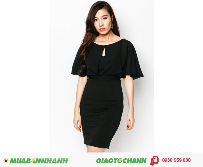 Đầm bèo xẻ trước sau | Mã: AD229-đen | Giá: 598000 Quy cách: 84-64-88 (+-2): chiều dài tb: 85cm - 90cm | chất liệu: lụa cát| Size (S - M - L - XL) | Mô tả: Nếu thích sự quyến rũ, bạn đừng bỏ qua kiểu đầm ôm body màu đen hút mắt. Nếu có làn da trắng bạn sẽ thật sự nổi bật trong mọi hoàn cảnh., 2