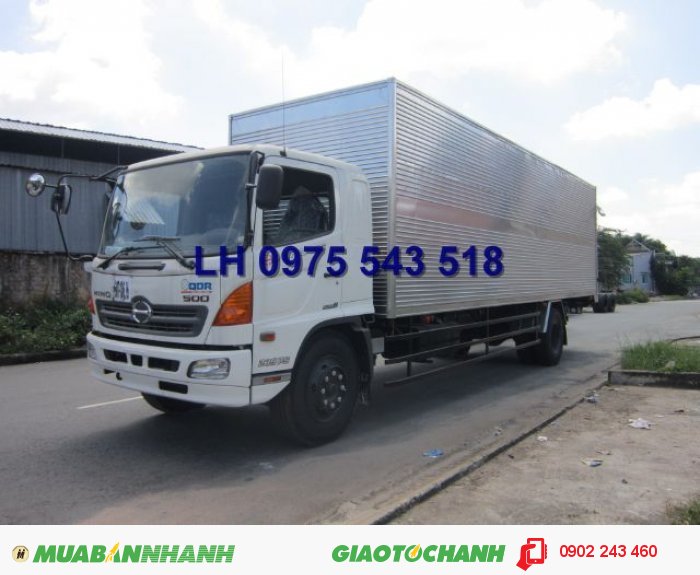 Bán xe tải Hino FC 6t4 đóng thùng kín,Hỗ trợ tối đa mọi dịch vụ