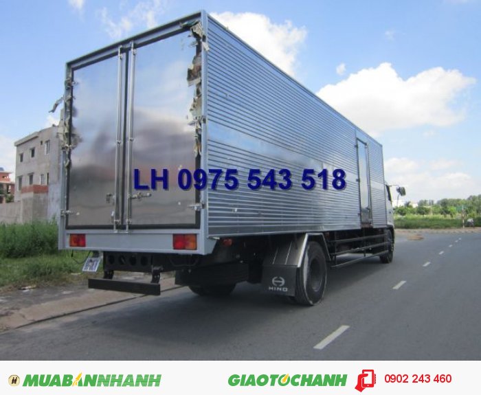 Bán xe tải Hino FC 6t4 đóng thùng kín,Hỗ trợ tối đa mọi dịch vụ