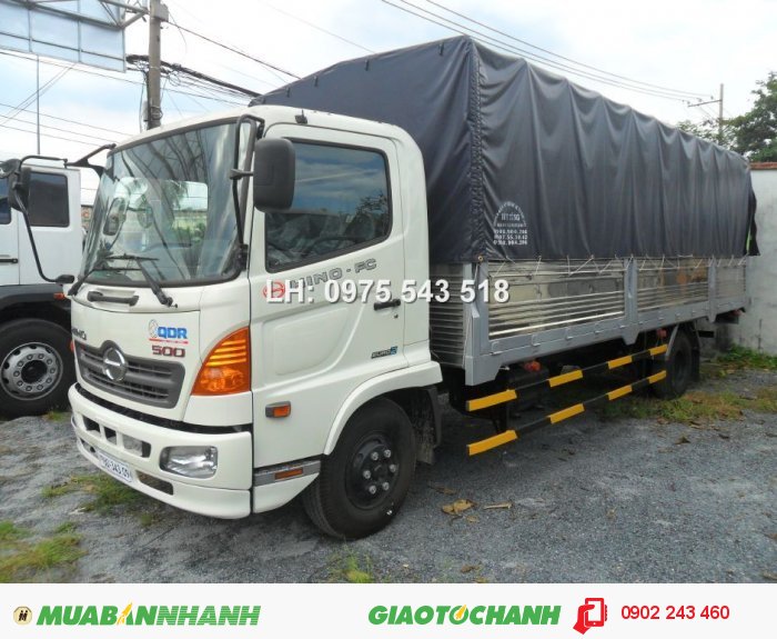 Bán xe tải Hino FC 6t4 đóng thùng kín,Hỗ trợ tối đa mọi dịch vụ