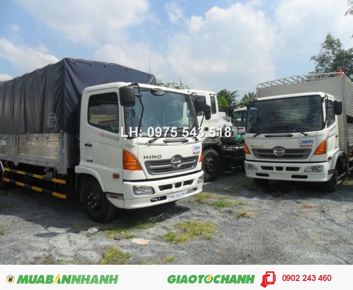 Bán xe tải Hino FC 6t4 đóng mui bạt