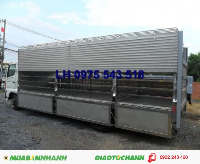 Bán xe tải 6 tấn thùng chở Heo Hino FC