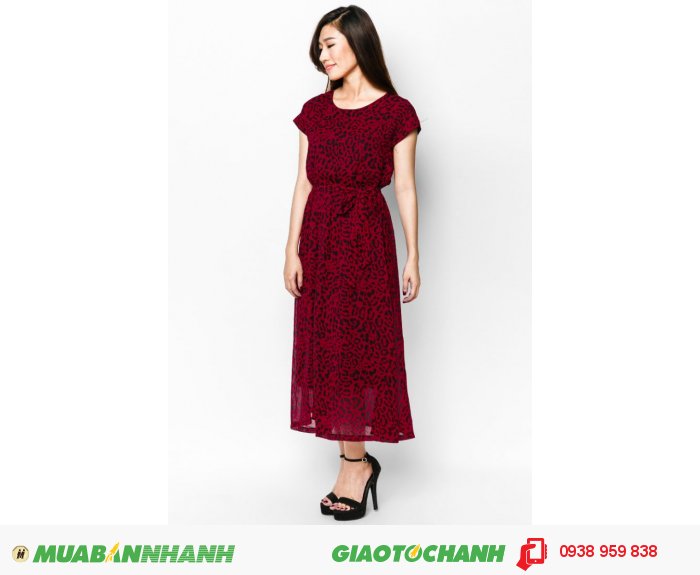 Đầm maxi tay chờm cột eo | Mã: AD226- đỏ | Giá: 488000 Quy cách: 84-66 (+-2)| chất liệu: chiffon lụa | Size (M) | Mô tả: nổi bật hơn với gam màu đỏ và họa tiết da beo thời thượng khi nàng diện mẫu đầm này xuống phố cùng bạn bè hay người thân., 2
