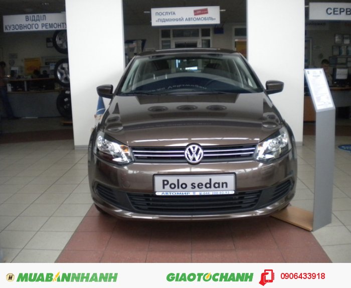 Xe Volkswagen Polo Sedan 1.6l 6AT, Màu nâu, Nhập nguyên chiếc