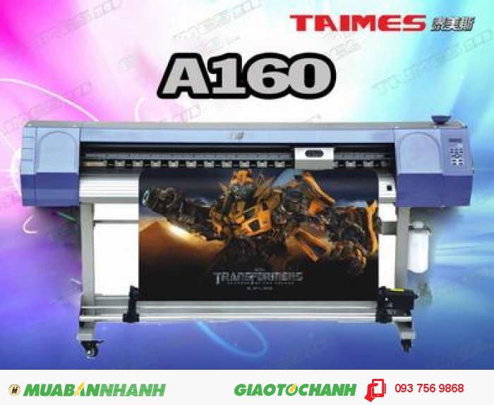 Máy in phun Taimes A160 | Giá: 130.000.000 | Mô tả: Model: Taimes A160. Đầu phun: Epson đ��...