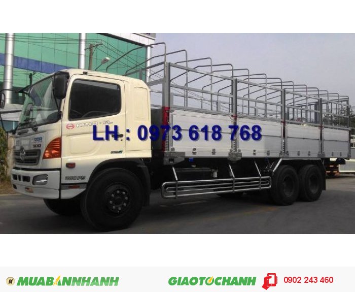 Bán xe tải Nặng HINO 16 tấn loại FL8JTSA Thùng kín, Lắp cẩu, đóng bồn