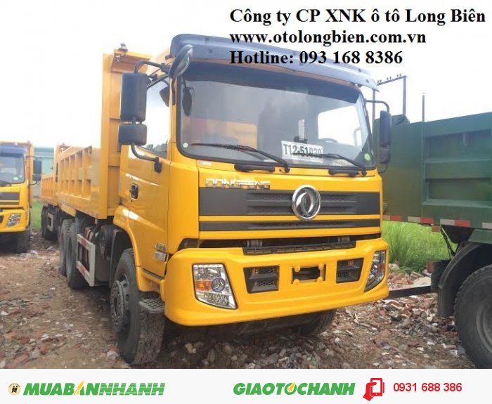 Xe ben 3 Dongfeng tại Hà Nội 2015, 2016