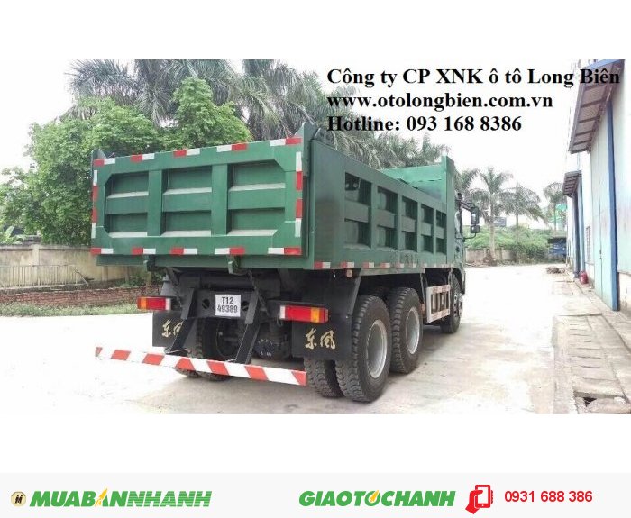 Xe ben 3 Dongfeng tại Hà Nội 2015, 2016